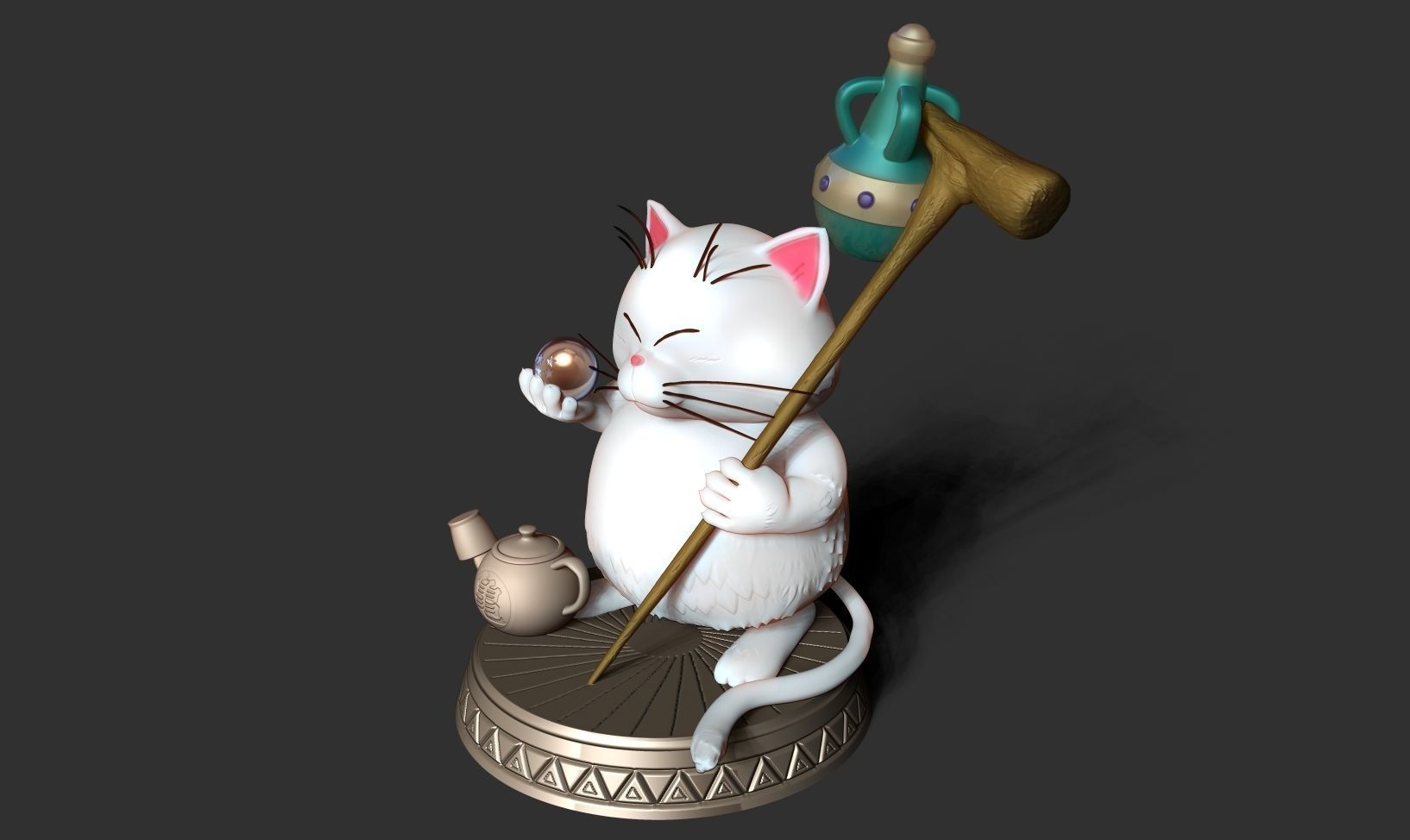 Korin - Dragon Ball Fanart 3D print model_15