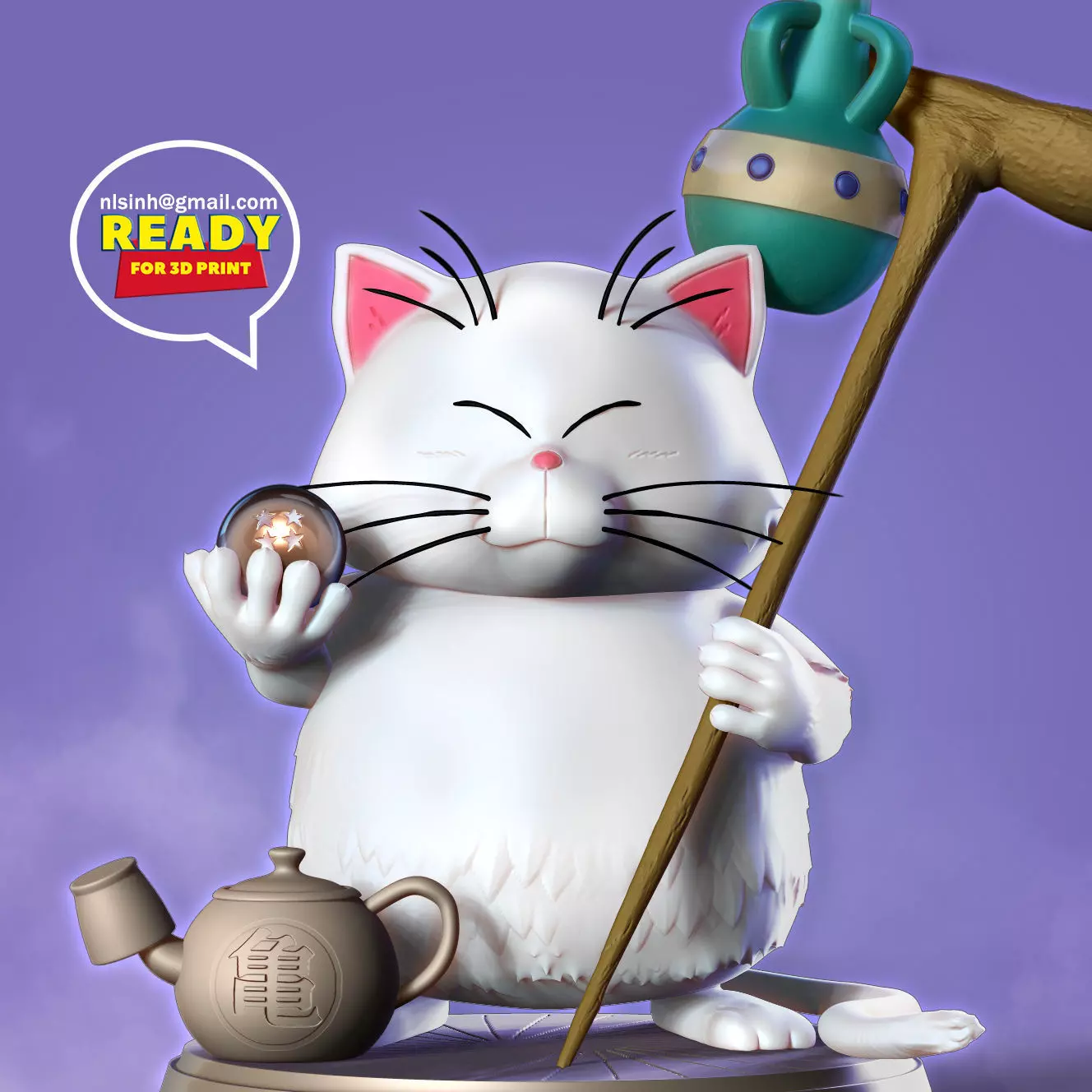 Korin - Dragon Ball Fanart 3D print model_0