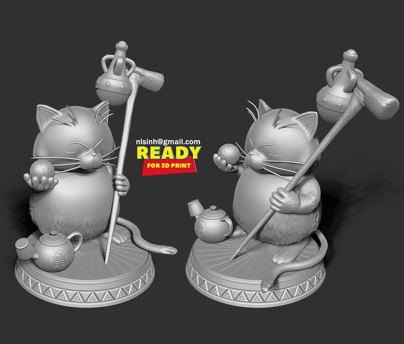 Korin - Dragon Ball Fanart 3D print model_6