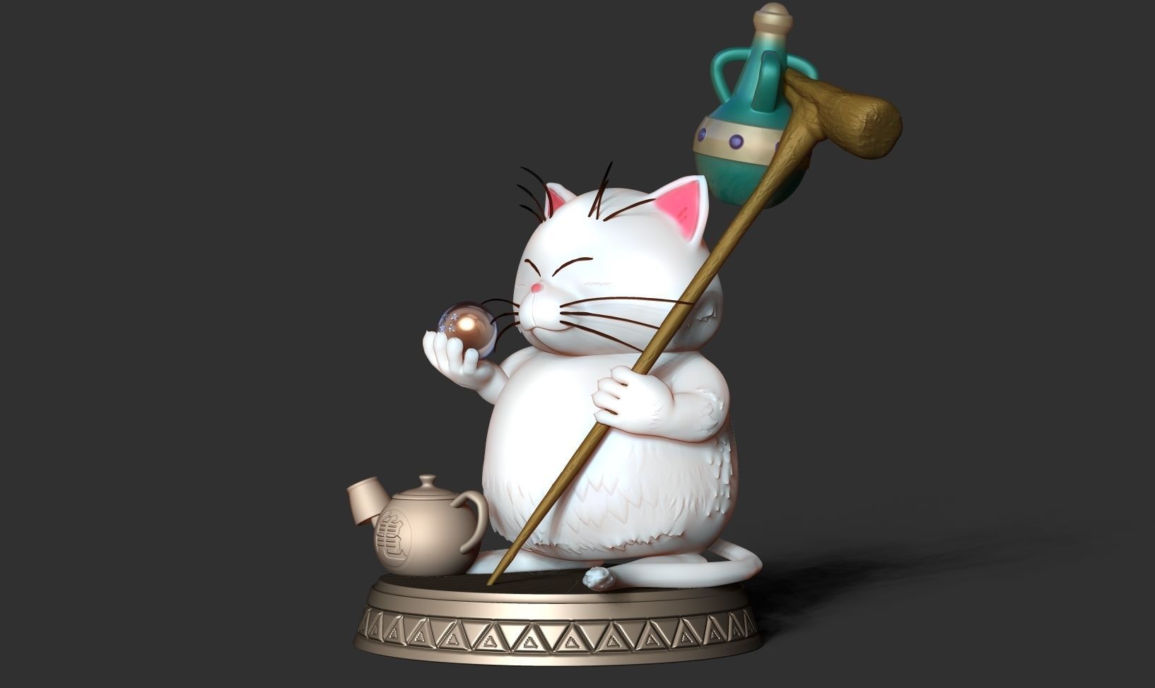 Korin - Dragon Ball Fanart 3D print model_9