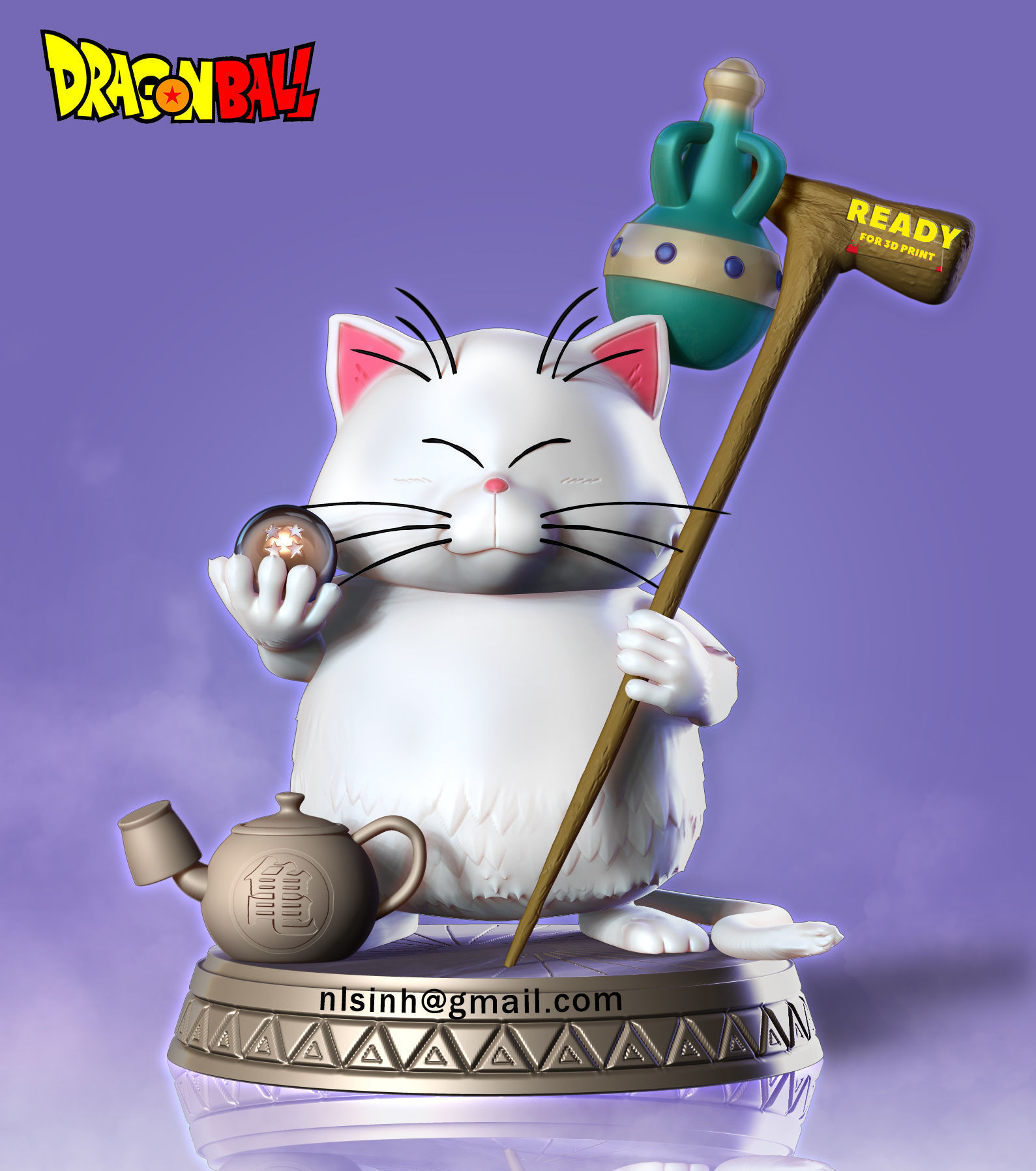 Korin - Dragon Ball Fanart 3D print model_5