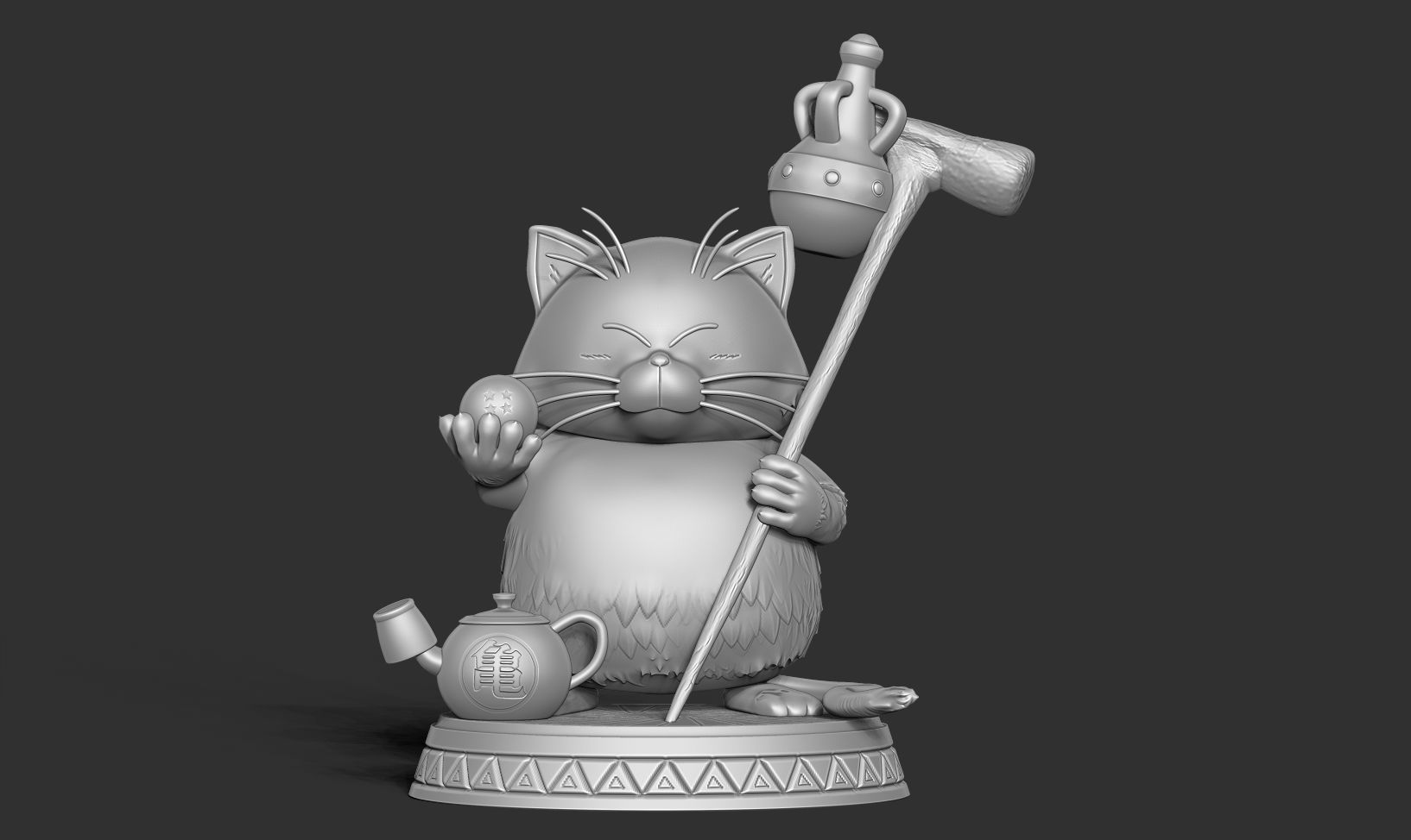 Korin - Dragon Ball Fanart 3D print model_8