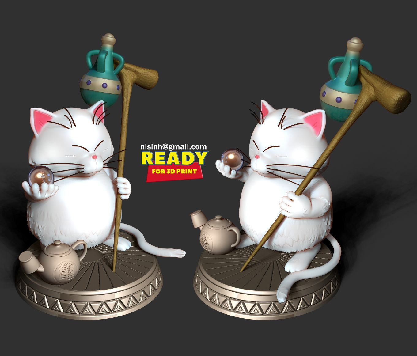 Korin - Dragon Ball Fanart 3D print model_3
