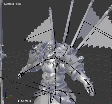 AnLyang 3d model warrior Low-poly 3D model_6
