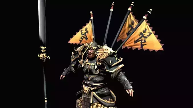 AnLyang 3d model warrior