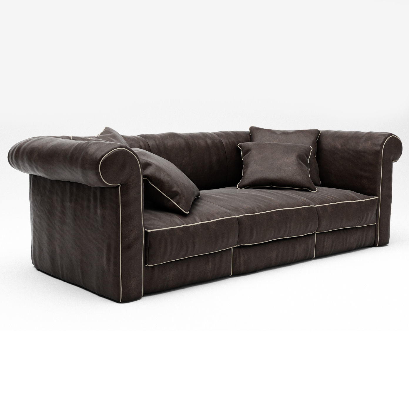 Baxter Alfred Soft Sofa 3D model_1
