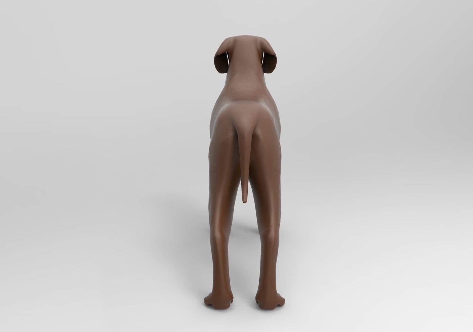 dog labrador 3D print model_5