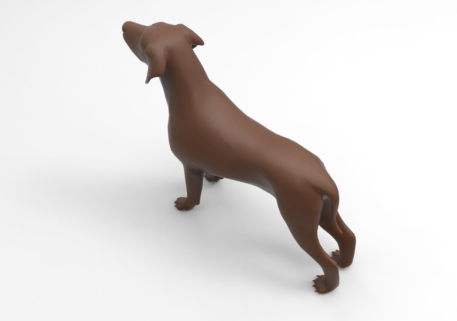 dog labrador 3D print model_6