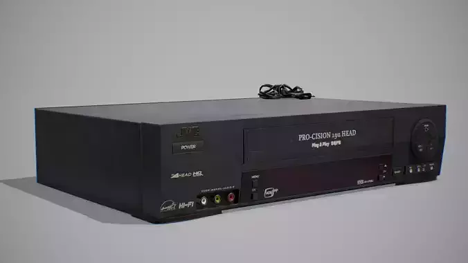VHS Player Low-poly 3D model