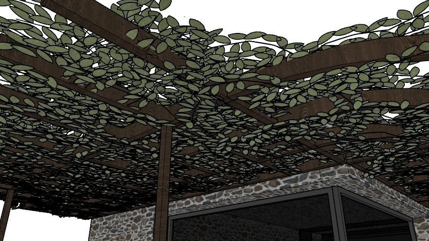 SMALL STONE HOUSE Low-poly 3D model_23