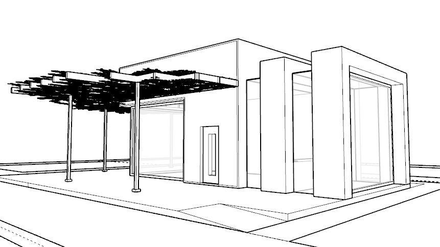 SMALL STONE HOUSE Low-poly 3D model_29