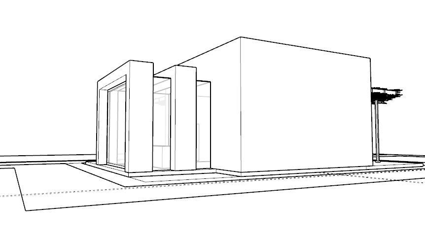 SMALL STONE HOUSE Low-poly 3D model_30