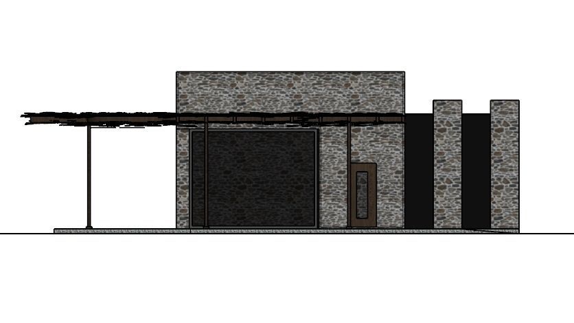 SMALL STONE HOUSE Low-poly 3D model_15