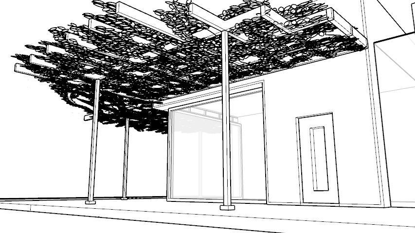 SMALL STONE HOUSE Low-poly 3D model_33