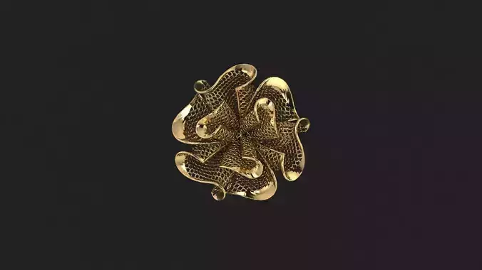 AR-TRK-Z006 gold ring