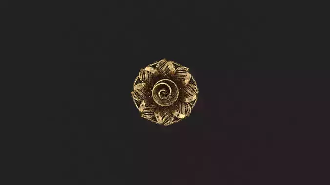 AR-TRK-Z007 gold flower
