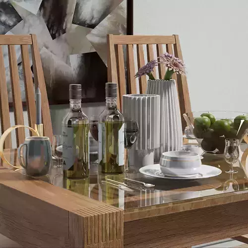 dining table with chair  