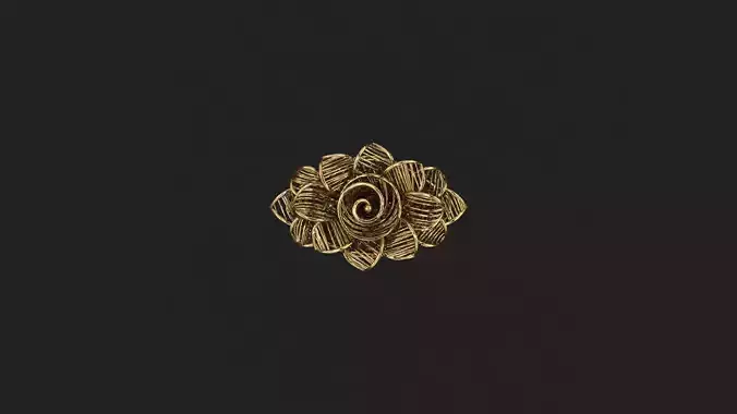 AR-TRK-Z009 gold flower