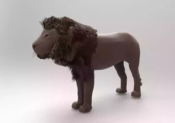 Lionn lion 3D print model