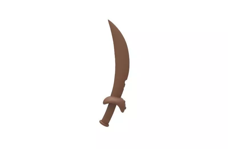 Espada Pirata OBJ Low-poly 3D model