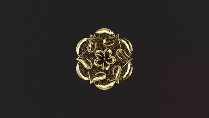 AR-TRK-Z010 gold flower