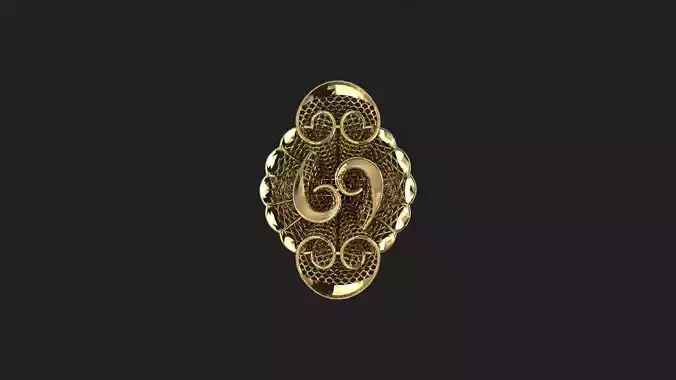 AR-TRK-Z011 gold ring