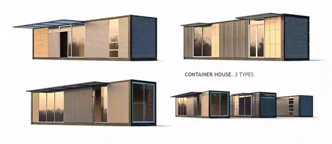 Container house 3 types