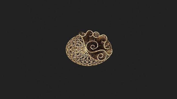 AR-TRK-Z013 gold ball 3D print model