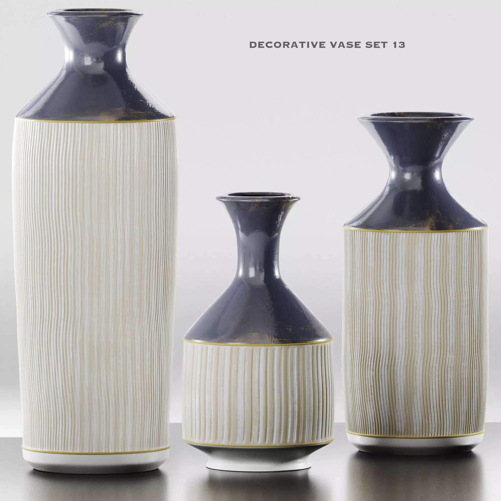 decorative vase 3D model_0