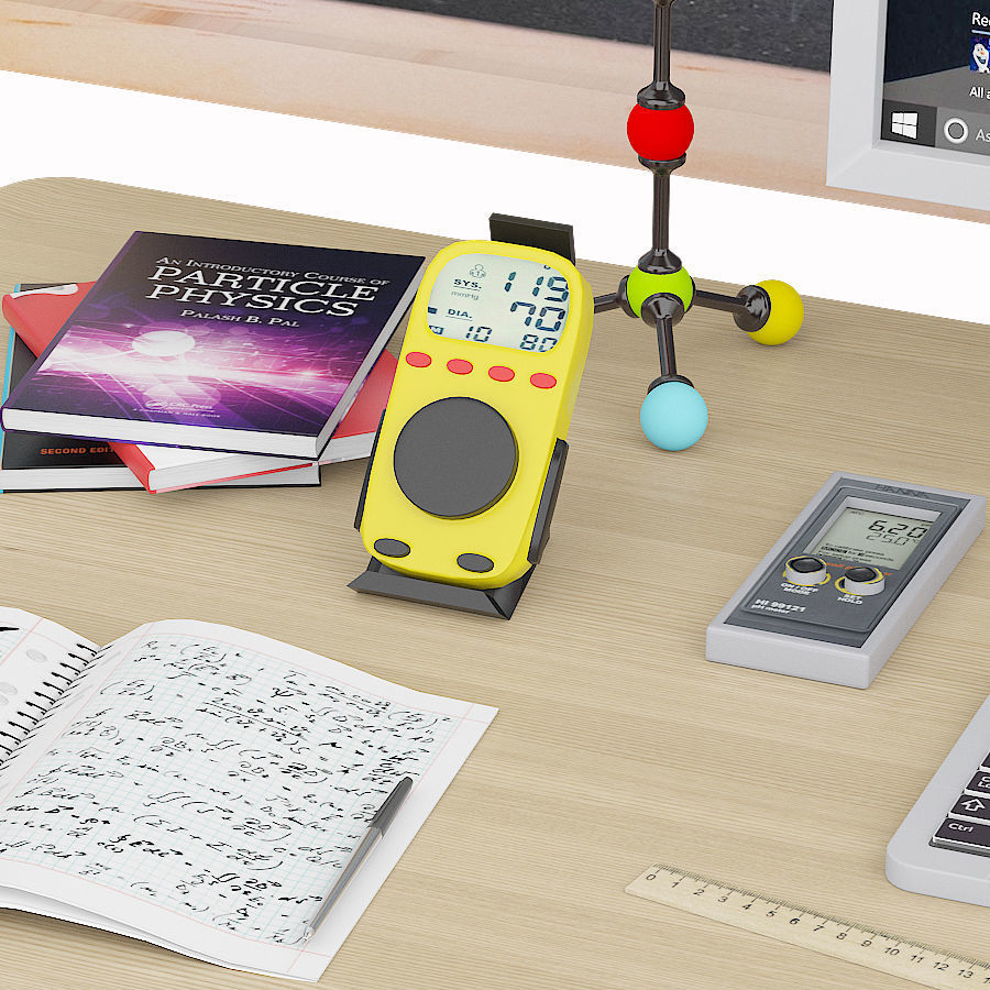 Laboratory physics room 3D model_9