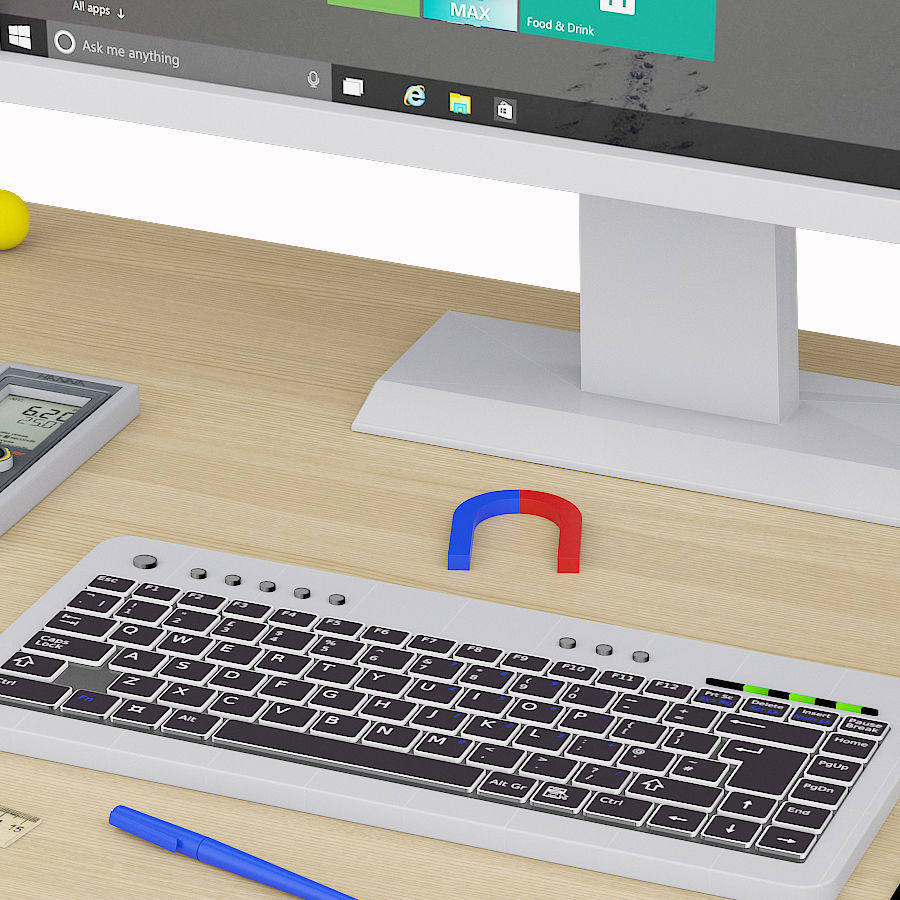 Laboratory physics room 3D model_8