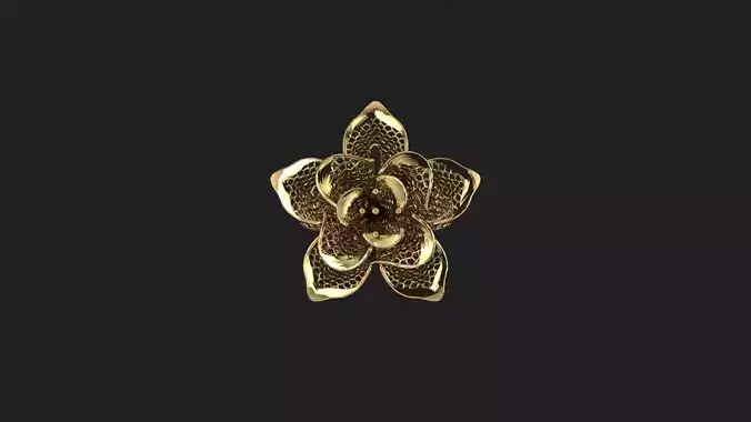 AR-TRK-Z015 gold flower