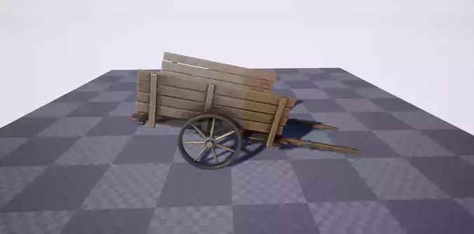 Stylized Medieval Cart