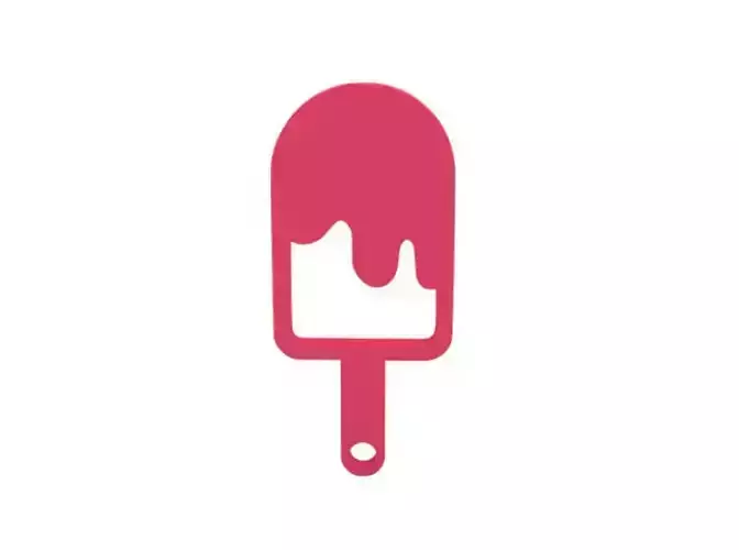 Keychain ice cream icon