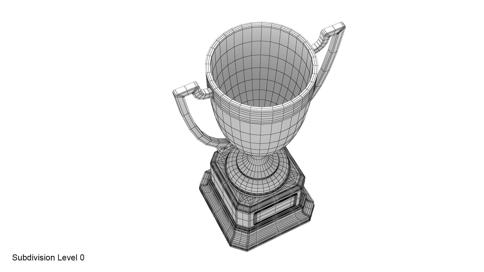 Trophy Cup 3D model_14