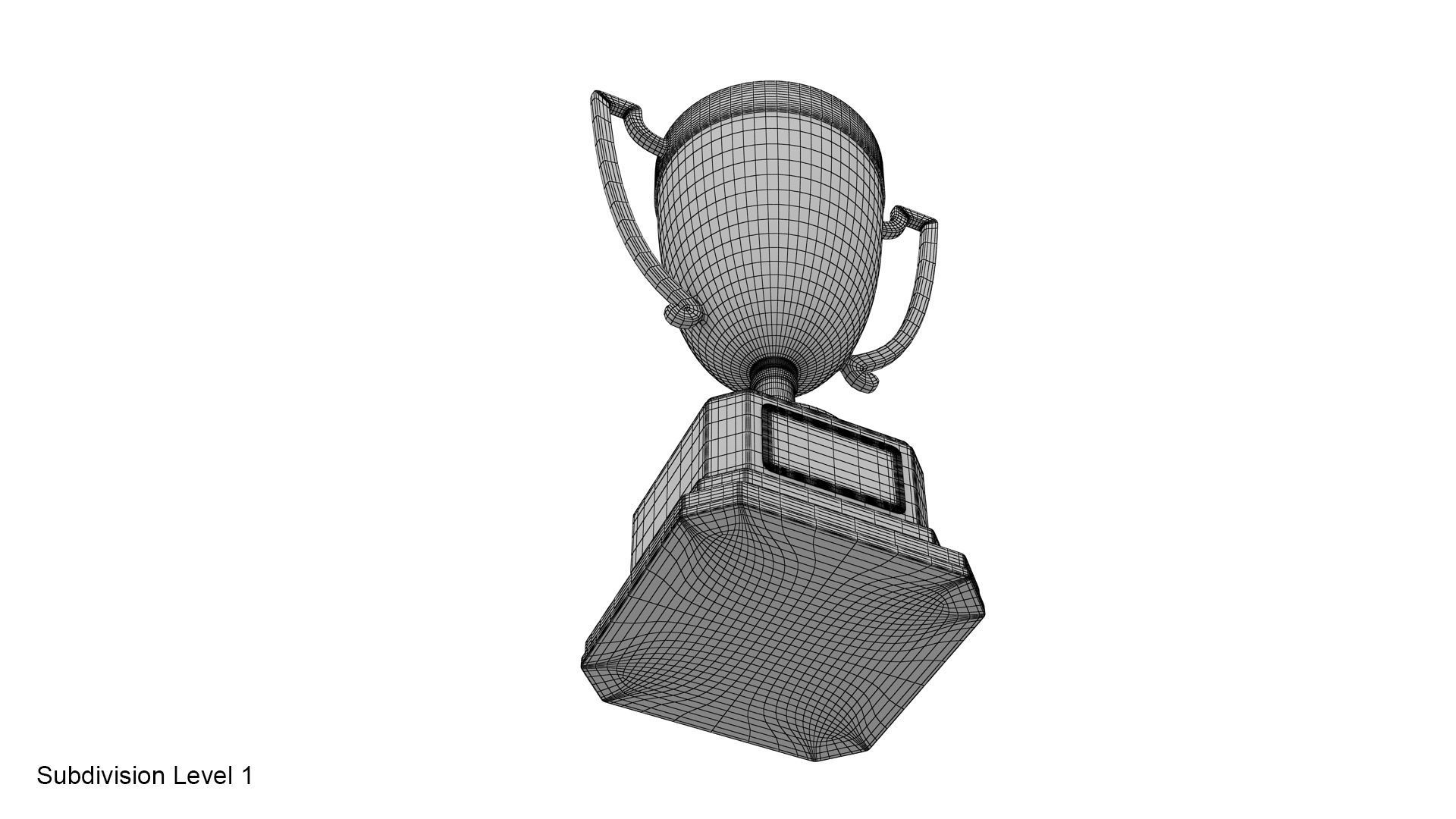 Trophy Cup 3D model_21