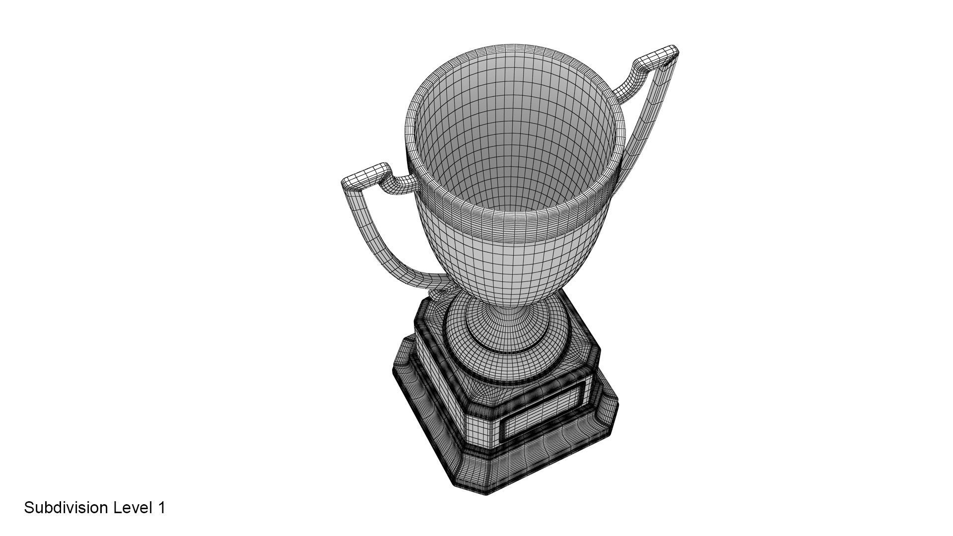 Trophy Cup 3D model_22