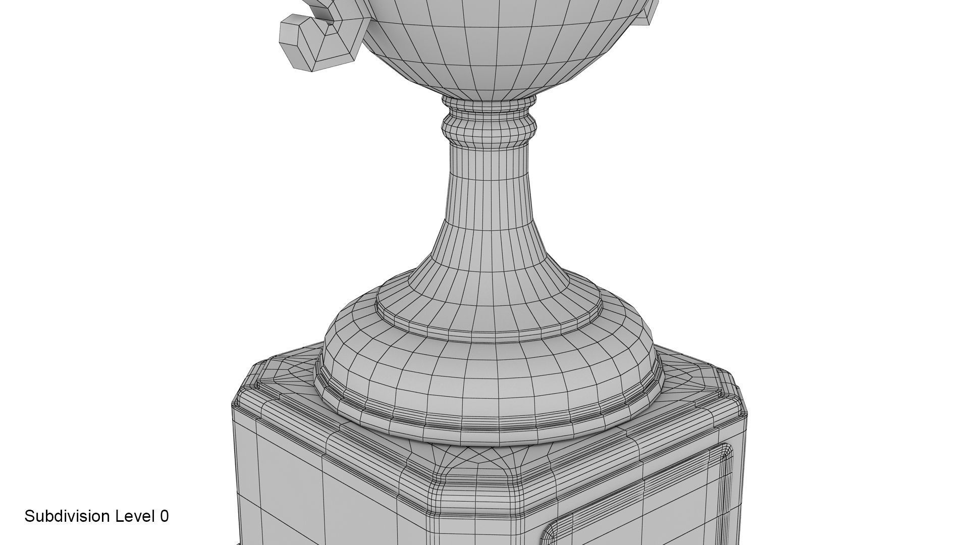 Trophy Cup 3D model_16