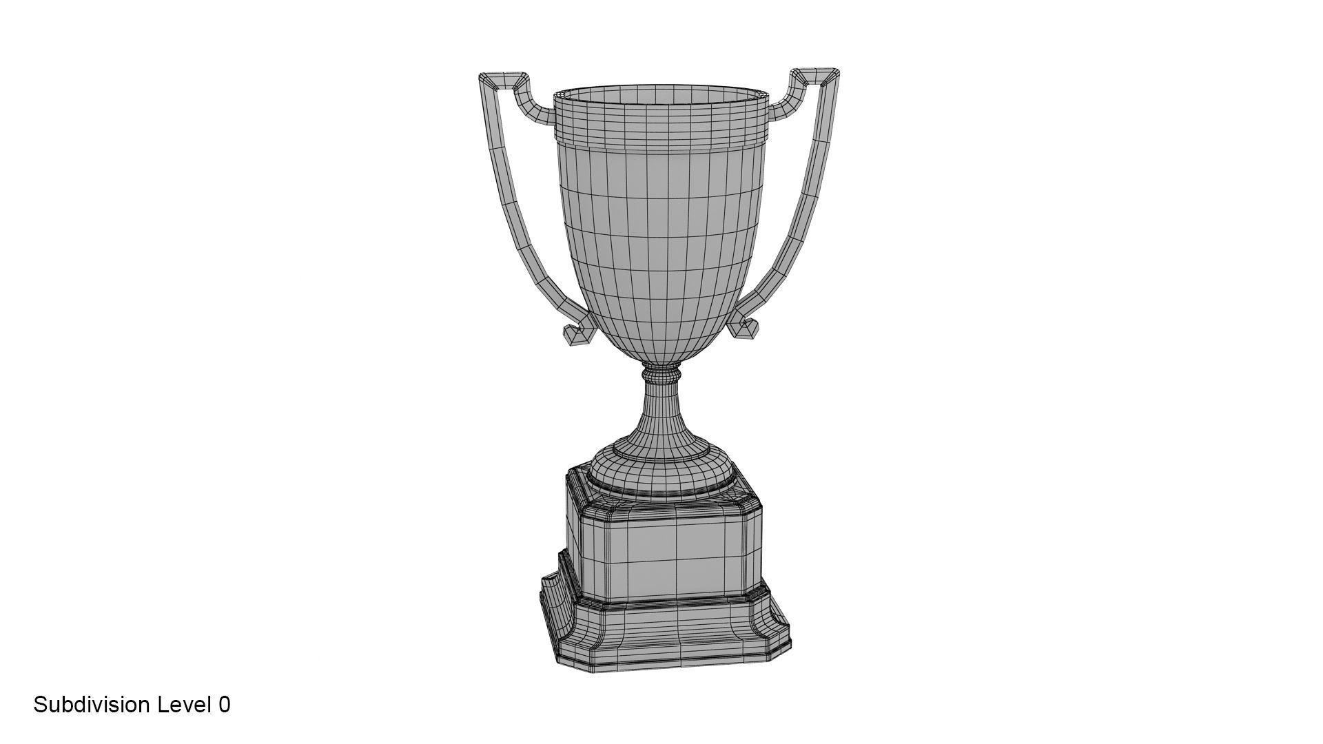 Trophy Cup 3D model_12
