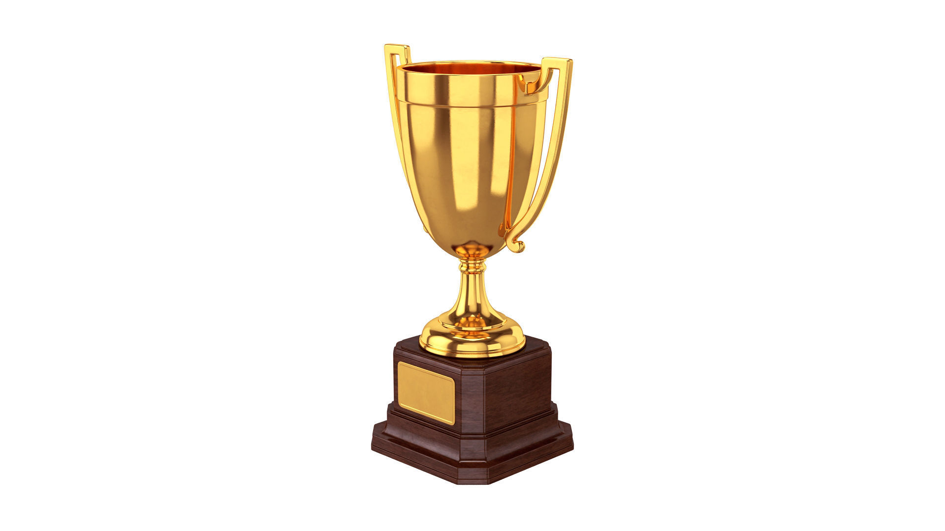 Trophy Cup 3D model_3