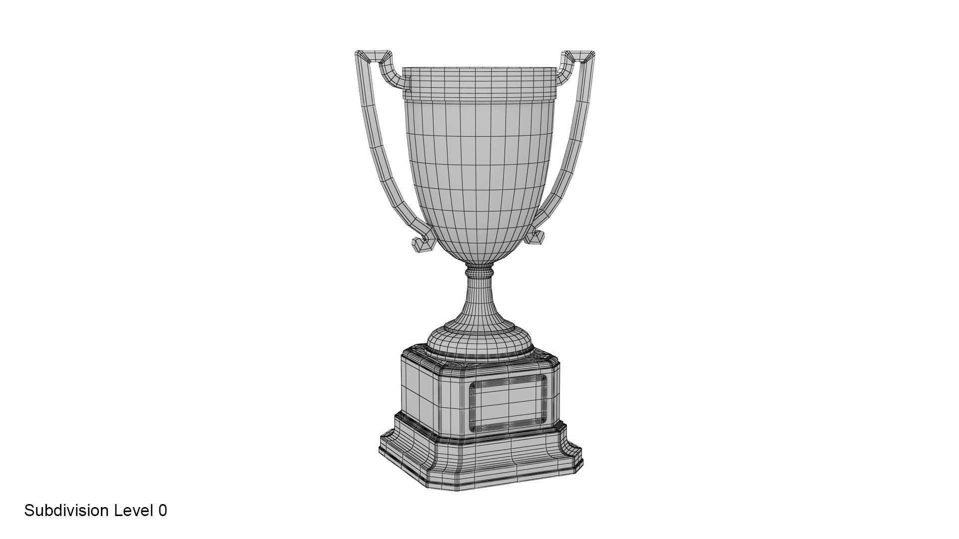 Trophy Cup 3D model_10
