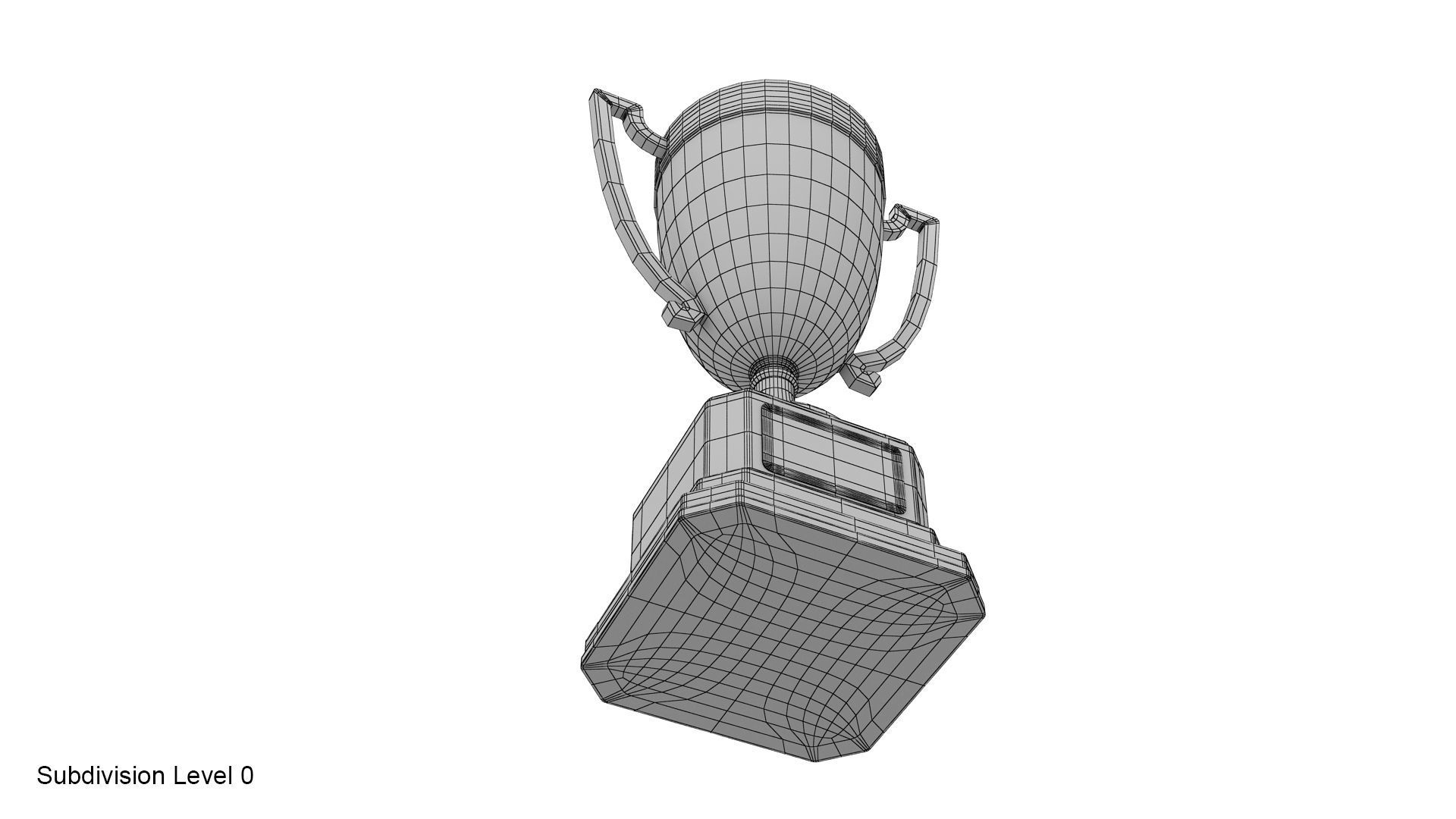 Trophy Cup 3D model_13