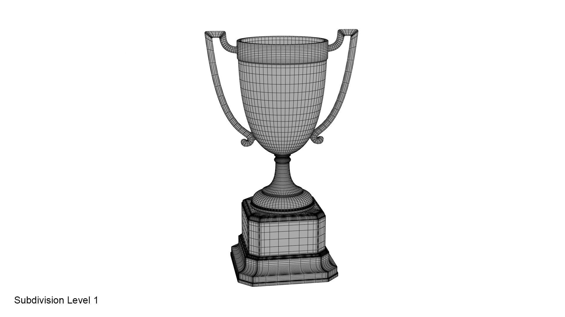 Trophy Cup 3D model_20