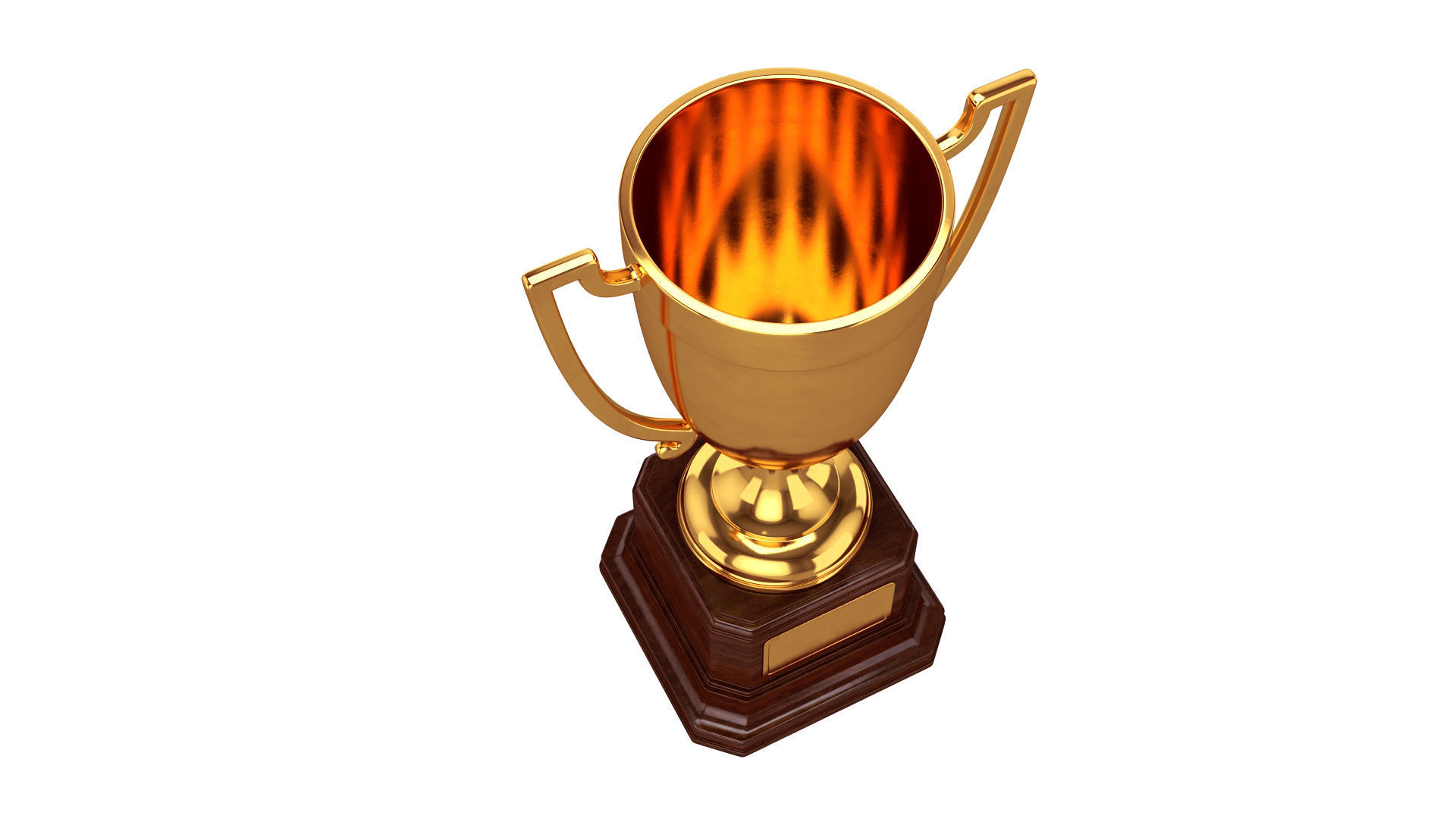 Trophy Cup 3D model_6