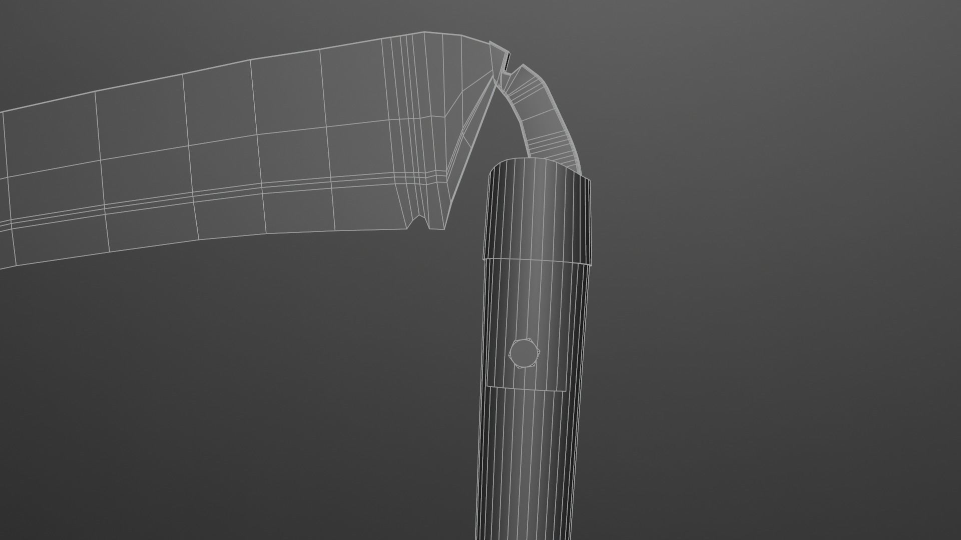 Scythe Low-poly 3D model_6