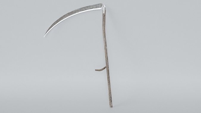 Scythe Low-poly 3D model