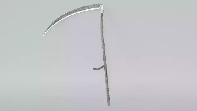 Scythe Low-poly 3D model
