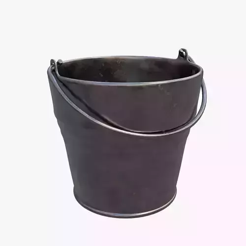 Bucket metal - transparent