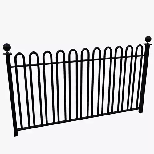 Metal Fence 3D model