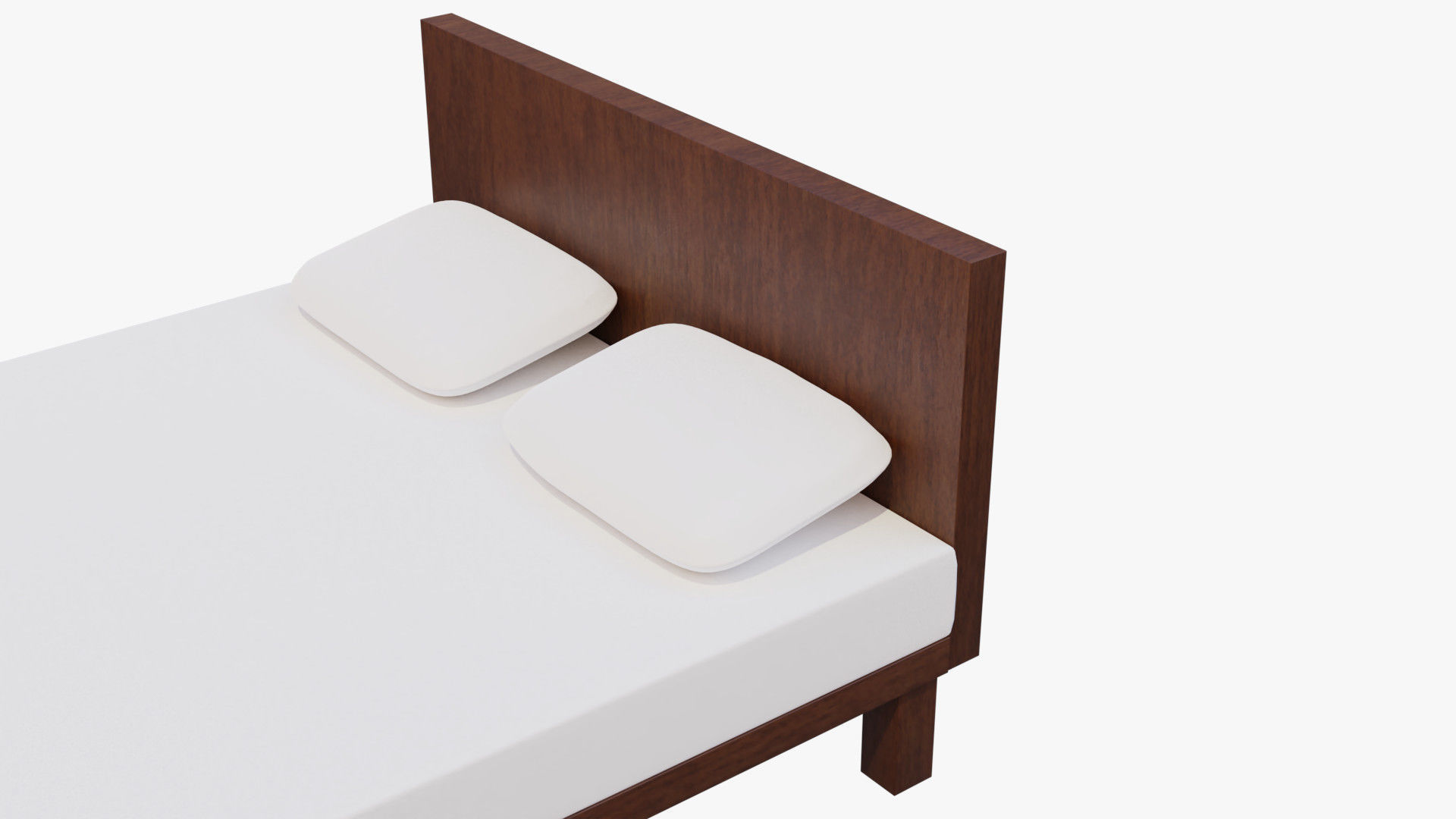Modern Bed 3D model_4